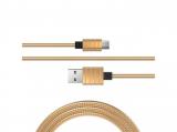 кабели: iWALK METALLIC charge&Sync cabel - златист
