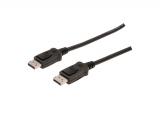 Assmann Cable display port 3.0m M/M black кабели видео DisplayPort Цена и описание.