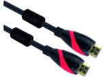  кабели: VCom HDMI M / M Ultra HD 4k2k Gold +2 Ferrite v1.4 ethernet 3D - CG525D-3m