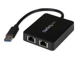  адаптери: StarTech USB 3.0 Type A to Dual Port Gigabit Ethernet Adapter