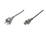  кабели: Digitus IEC C5 to Schuko Power cable 1.8m, AK-440103-018-S