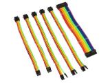 за PSU кабели: Kolink Core Adept Braided Cable Extension Kit, Rainbow