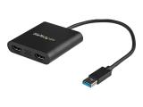 StarTech USB 3.0 Type-A to 2x HDMI Adapter, USB32HD2 адаптери видео USB / HDMI Цена и описание.