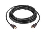 кабели: Aten Кабел 2L-7D15H, HDMI мъжко - HDMI мъжко, с Ethernet, 4K, 15 м