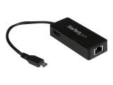 StarTech USB-C to Gigabit Ethernet Adapter - USB 3.1 to RJ45 адаптери мрежов USB-C / RJ45 Цена и описание.