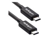StarTech Thunderbolt 3 USB-C Cable, 0.5m, Black кабели USB кабели Thunderbolt 3 - C Цена и описание.