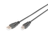  кабели: Digitus USB-A to USB-B Cable 1.8 m, AK-300105-018-S