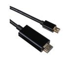  кабели: VCom Mini Display Port to HDMI 4k 1.8 m, CG615L-1.8m-4K