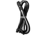  кабели: CABLEMOD E-Series Pro ModMesh Sleeved 12VHPWR PCI-e Cable Black / White 60 cm