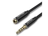  кабели: Vention Cotton Braided 3.5mm jack Extension Cable 1m F/M, BHCBF