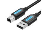  кабели: Vention USB 2.0 Type-A to Type-B Cable M/M 1 m, COQBF
