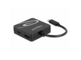  адаптери: DeLock USB-C to VGA DVI DP HDMI Adapter, DELOCK-63129