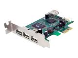 Описание и цена на StarTech 4 Port PCI Express High Speed USB Card - PCIe USB 2.0