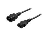 удължители кабели: PowerWalker IEC C13/C 14 1,80m 10A 0.75mm2