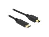 Описание и цена на DeLock USB2.0 USB-C to Mini USB-B Cable 0.5m