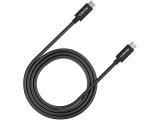  кабели: Canyon UC-44 USB-C to USB-C 240W 40Gbps 4k 1m Black (CNS-USBC44B)