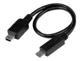 StarTech Micro USB to Mini USB Cable M/M 20cm, UMUSBOTG8IN кабели USB кабели Micro USB / Mini USB Цена и описание.