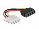  кабели: DeLock Molex to SATA Power cable 12 cm, DELOCK-60115