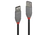 Описание и цена на Lindy USB 2.0 Type A Extension Cable 2m, Anthra Line