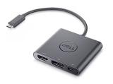 Dell USB-C to HDMI/DP Adapter with Power Pass-Through адаптери видео USB-C / HDMI / DisplayPort Цена и описание.