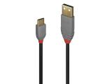  кабели: Lindy USB 2.0 Type A to C Cable 2m, Anthra Line