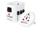 SKROSS PRO Light 1.103165 World Adapter, White адаптери power шуко Цена и описание.