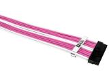 1stPlayer Custom Modding Cable Kit, Pink/White кабели захранващи ATX Цена и описание.