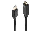 Lindy DisplayPort to HDMI 10.2G Cable 5m кабели видео DisplayPort / HDMI Цена и описание.