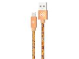  кабели: TELLUR Graffiti USB-A to Lightning Cable 1m, Orange