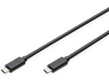  кабели: Digitus USB 2.0 Type-C Cable 3m AK-300138-030-S