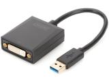 Digitus USB 3.0 to DVI Adapter адаптери видео USB / DVI-I Цена и описание.
