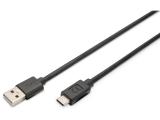 Digitus USB-A to USB-C Cable 4m AK-300148-040-S кабели USB кабели USB-A / USB-C Цена и описание.