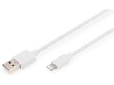  кабели: Digitus USB-A to Lightning data/charging cable 2m DB-600106-020-W