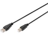 Описание и цена на Digitus USB-A to USB-B Connection cable 1.8m AK-300102-018-S