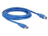  кабели: DeLock USB-A to USB-B Cable 3m 82581