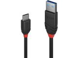  кабели: Lindy USB 3.2 Type A to C Cable, 10Gbps 1m, Black Line