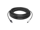 Logitech GROUP 15m Extended Cable for Large Conference Rooms кабели видео Mini-DIN-6 Цена и описание.