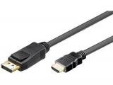 Wentronic Cable display port to HDMI 1m black кабели видео DisplayPort / HDMI Цена и описание.