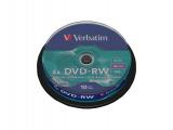 Оптично устройство ( записвачка) за компютър Verbatim DVD-RW 4.7GB 10pcs 4x