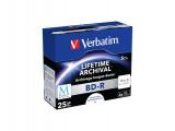 Verbatim BD-R M-Disc 25GB 5pcs Lifetime Archival Printable BD-R SL Цена и описание.