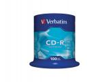 Verbatim CD-R 700MB 100pcs 52x Extra Protection CD-R Цена и описание.