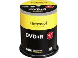 оптични устройства Intenso DVD+R 100pcs 4.7GB 4111156