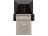 Kingston DataTraveler microDuo 3.0 DTDUO3/64GB 64GB USB Flash USB 3.0 Цена и описание.