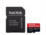 SanDisk Extreme Pro microSDXC Class 10 UHS-I U3 + SD Adapter 64GB Memory Card microSDXC Цена и описание.