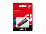 Addlink U55 Aluminium Red 64GB снимка №2