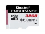 Описание и цена на Memory Card Kingston 32GB High Endurance microSD Card UHS-I U1 Class 10