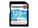 Описание и цена на Memory Card Kingston 128GB Canvas Go! Plus Class 10 UHS-I U3 V30 SDG3/128GB