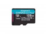 Описание и цена на Memory Card Kingston 128GB CANVAS GO! PLUS microSDXC Cl 10 UHS-I U3 V30 A2 SDCG3/128GBSP