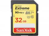 Промоция на преносима (флаш) памет SanDisk Extreme SDHC V30 UHS-I U3 32GB Memory Card SDHC Цена и описание.