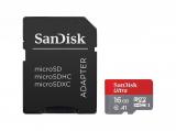 SanDisk Ultra Android microSDHC Class 10 UHS-I + SD Adapter 16GB Memory Card microSDHC Цена и описание.